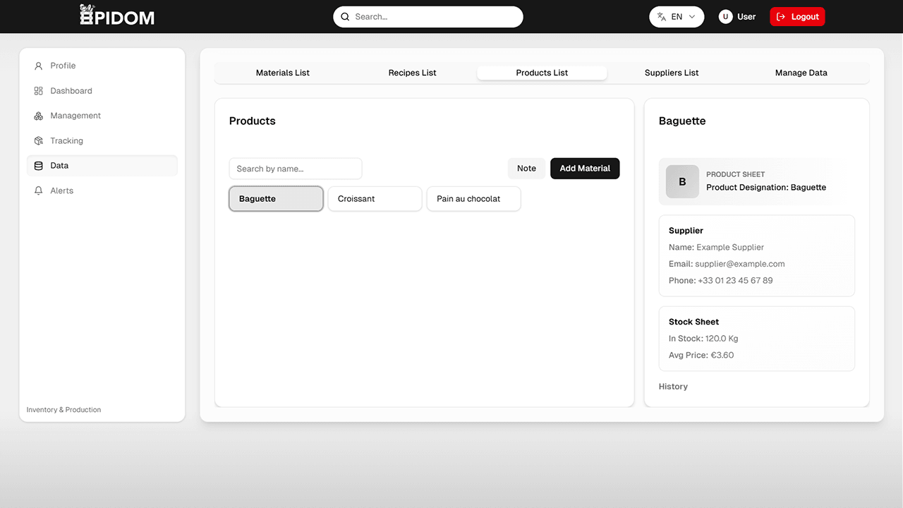 Smart Inventory
Management.
